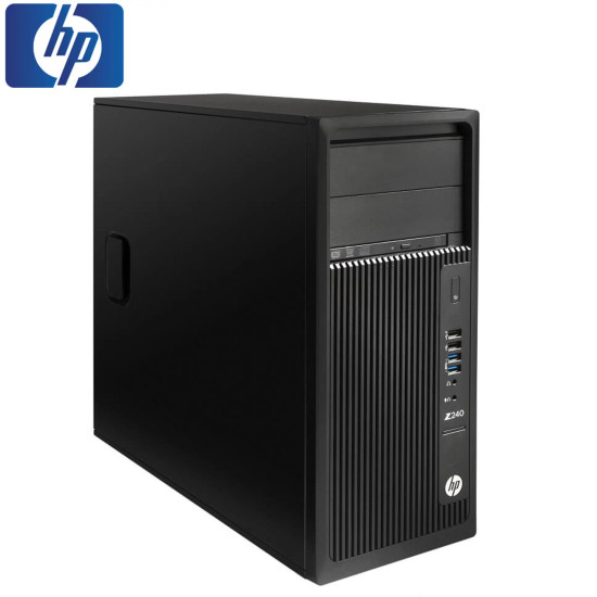 PC WS HP Z240 MT E3-1245V5/1X8GB/256GB-SSD/ODD (Refurbished)
