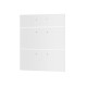 Προσόψεις Συρταρίερας Charlotte Λευκό 80x71.4x1.6cm