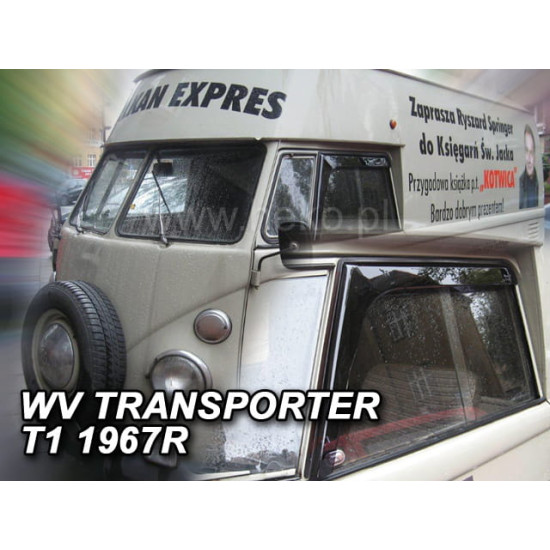 ΑΝΕΜΟΘΡΑΥΣΤΕΣ ΓΙΑ VW TRANSPORTER T1 2D 1969 - (ΑΥΤΟΚΟΛΛΗΤΟΙ)  ΑΥΤΟΚΙΝΗΤΟΥ ΑΠΟ ΕΥΚΑΜΠΤΟ ΦΙΜΕ ΠΛΑΣΤΙΚΟ HEKO - 2 ΤΕΜ.