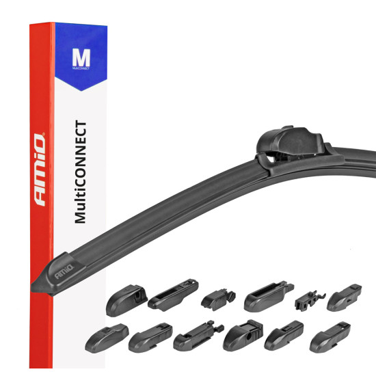 ΥΑΛΟΚΑΘΑΡΙΣΤΗΡΑΣ MULTICONNECT ΜΕ 12 ΑΝΤΑΠΤΟΡΕΣ 330mm /13' AMiO - 1 ΤΕΜ.