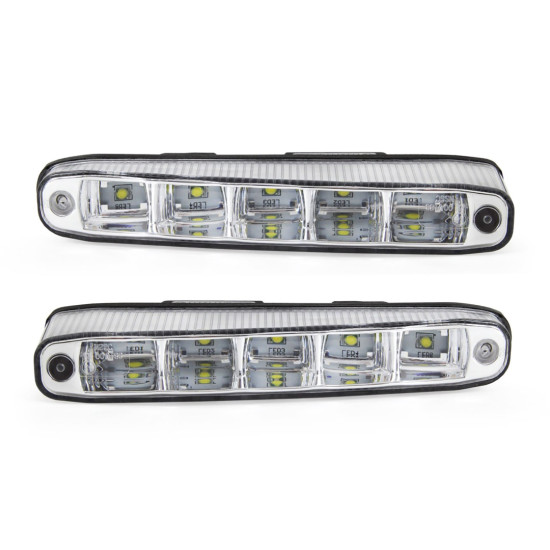 ΦΩΤΑ ΗΜΕΡΑΣ DRL 12/24V 11,52W 10LED 1000Lm 160x25x52mm 2ΤΕΜ