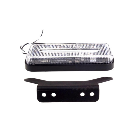 ΦΩΣ ΟΓΚΟΥ ΦΟΡΤΗΓΟΥ LED ΛΕΥΚΟ 10-30V 124x49x22mm ΑΔΙΑΒΡΟΧΟ OM-02-W AMIO 1ΤΕΜ.