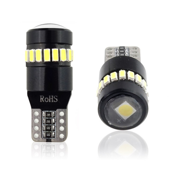 T10 W5W 12/24V CAN-BUS LED 18xSMD3014 +1xSMD ΛΕΥΚΟ 2ΤΕΜ. AMIO