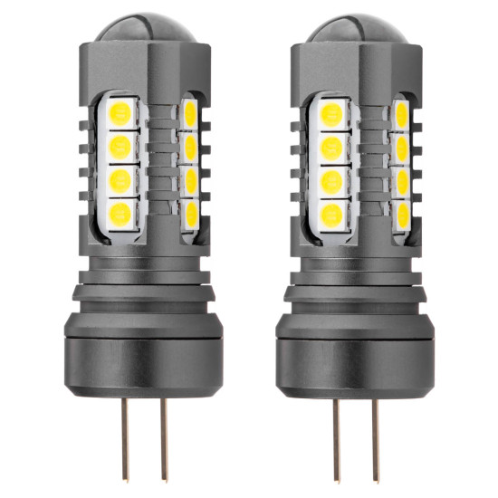 ΛΑΜΠΑΚΙΑ HP24W 12/24V 18xSMD 3030 LED ΛΕΥΚΑ CAN-BUS ΑMiO - 2 TEM.