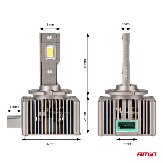 ΛΑΜΠΕΣ LED D3S 9>16V 70W 6.500K 8600lm (ΜΕ ΨΥΚΤΡΑ) XD SERIES ΑΜΙΟ - 2 ΤΕΜ.