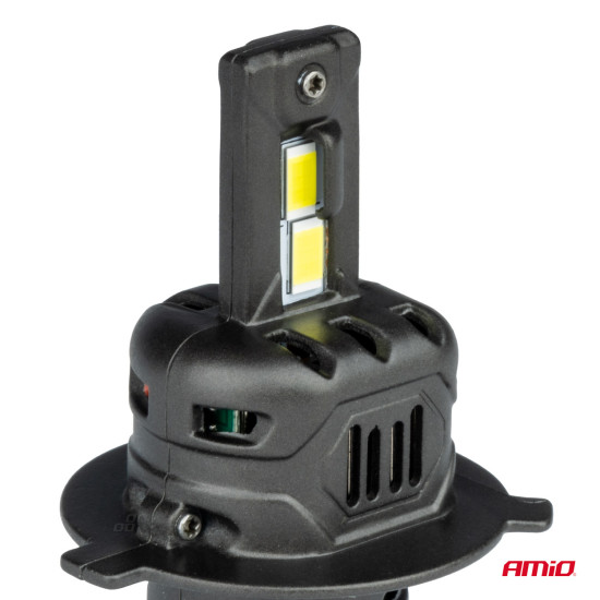 ΛΑΜΠΕΣ LED FULL CAN BUS H4 12V 44W 6.500K 3.936lm CSP X4 SERIES AVIATOR PLUG & PLAY ΑΜΙΟ - 2 ΤΕΜ.