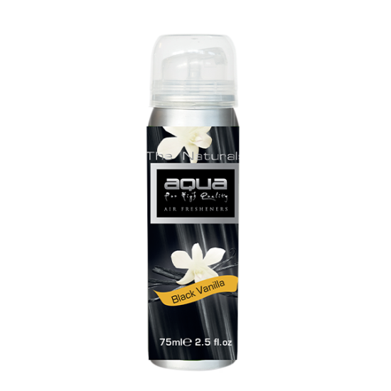 ΑΡΩΜΑΤΙΚΟ ΑΥΤΟΚΙΝΗΤΟΥ ΣΕ ΣΠΡΕΙ (SPRAY)  ΜΕ ΑΡΩΜΑ BLACK VANILLA FLOWERS SERIES 75ml AQUA - 1 TEM.