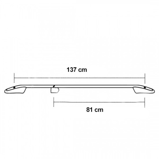 ΜΠΑΡΕΣ ΟΡΟΦΗΣ ΓΙΑ FIAT FULLBACK 2016+ /MITSUBISHI L200 2015+ ΠΑΡΑΛΛΗΛΕΣ ΑΛΟΥΜΙΝΙΟΥ ΜΑΥΡΕΣ