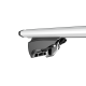 ΜΠΑΡΕΣ ΟΡΟΦΗΣ ΑΛΟΥΜΙΝΙΟΥ BLADE L SILVER 127cm ΜΕ ΑΚΡΑ GAMMA FLAT ΓΙΑ FLUSH / STANDARD RAILS MENABO - 2 ΤΕΜ.