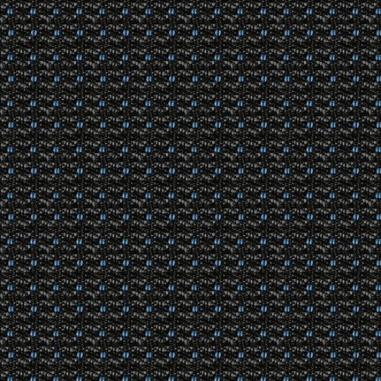 Καλύμματα Καθισμάτων Dots-2, με επανατυλικτήρα ζώνης - Μαύρο / Μπλε