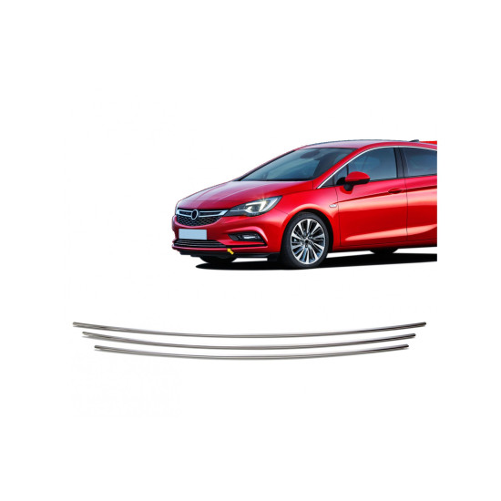 OPEL ASTRA K 3/4/5D/SW 2015+ ΔΙΑΚΟΣΜΗΤΙΚΑ ΧΡΩΜΙΟΥ ΕΜΠΡΟΣ ΠΡΟΦΥΛΑΚΤΗΡΑ 3ΤΕΜ.