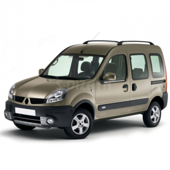 TRIM ΠΑΡΑΘΥΡΩΝ 2ΤΕΜ ΑΝΟΞ.ΑΤΣΑΛΙ ΧΡΩΜΙΟ ΓΙΑ RENAULT KANGOO MINI VAN/LAV 04-07