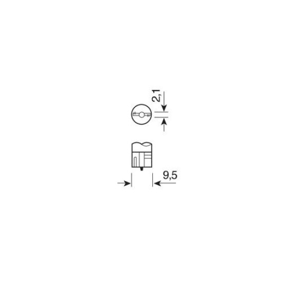 T10 W5W 10-30V W2,1x9,5d 380lm (ΚΑΡΦΩΤΟ) ΛΕΥΚΟ ΔΙΑΘΛΑΣΗΣ MEGA-LED 45 CREE-LED BLISTER 2ΤΕΜ.