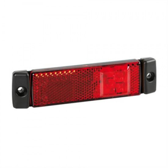 ΦΩΣ ΘΕΣΕΩΣ ΦΟΡΤΗΓΟΥ 24V 3LED ΚΟΚΚΙΝΟ 130x30mm 1ΤΕΜ.