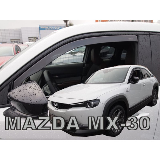 ΑΝΕΜΟΘΡΑΥΣΤΕΣ ΓΙΑ MAZDA MX-30 5D 2020+ ΖΕΥΓΑΡΙ ΑΠΟ ΕΥΚΑΜΠΤΟ ΦΙΜΕ ΠΛΑΣΤΙΚΟ HEKO - 2 ΤΕΜ.