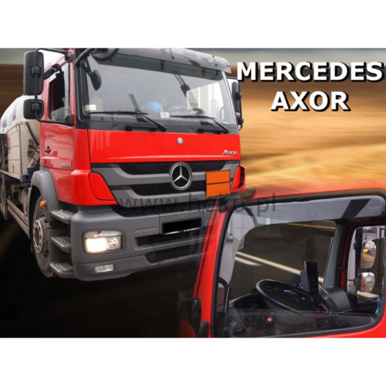 ΑΝΕΜΟΘΡΑΥΣΤΕΣ ΓΙΑ MERCEDES 817 2D 1991+  / AXOR 2D 2001+  ΖΕΥΓΑΡΙ ΦΟΡΤΗΓΟΥ ΑΠΟ ΕΥΚΑΜΠΤΟ ΦΙΜΕ ΠΛΑΣΤΙΚΟ HEKO - 2 ΤΕΜ.