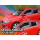 ΑΝΕΜΟΘΡΑΥΣΤΕΣ ΓΙΑ SKODA FABIA III 5D 2014+  HTB ΜΑΚΡΥ ΣΕΤ ΑΥΤΟΚΙΝΗΤΟΥ ΑΠΟ ΕΥΚΑΜΠΤΟ ΦΙΜΕ ΠΛΑΣΤΙΚΟ HEKO - 4 ΤΕΜ.