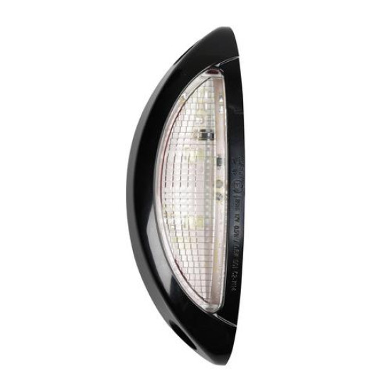 ΦΩΤΑ ΟΓΚΟΥ ΦΟΡΤΗΓΟΥ 12/24V 4SMD LED 1ΤΕΜ. ΛΕΥΚΟ-ΚΟΚΚΙΝΟ ΣΕ ΜΑΥΡΟ ΠΛΑΙΣΙΟ