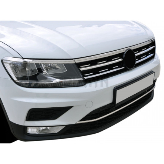 VW TIGUAN 5D 2016+ ΔΙΑΚΟΣΜΗΤΙΚΟ ΧΡΩΜΙΟΥ ΕΜΠΡΟΣ ΠΡΟΦΥΛΑΚΤΗΡΑ 1ΤΕΜ.