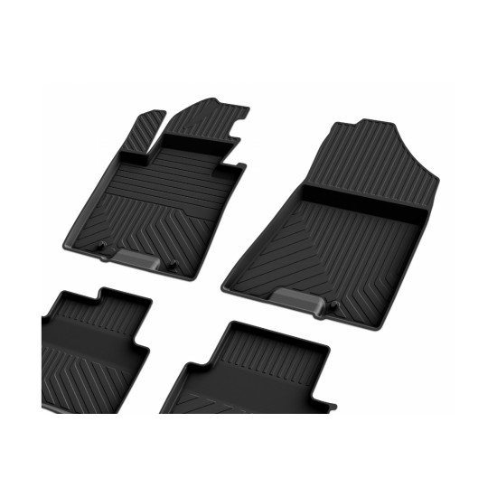 Kia Sportage 2016+ Πατάκια μαρκέ λάστιχο σε σκαφάκια μαύρα S-Dizayn - 4 τεμ.