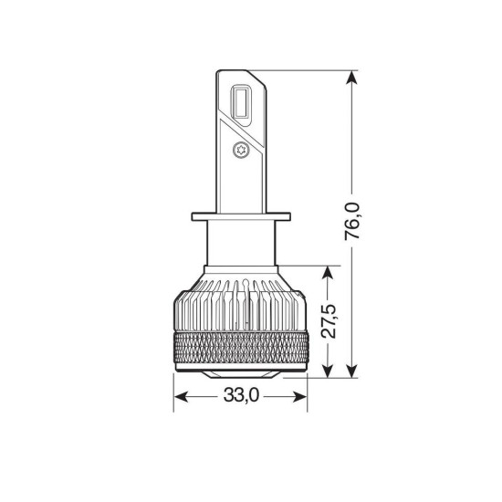 H1 9-32V P14,5s 6.500K 7.200lm 45W HALO LED LIGHTING SERIES 14 G-XP SPECIAL CHIPS LED KIT LAMPA - 2 TEM.