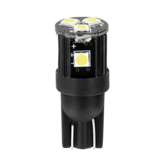 T10 W5W 12/32V W2,1x9,5d 90lm MEGA-LED7 ΔΙΑΘΛΑΣΗΣ ΛΕΥΚΟ (ΚΑΡΦΩΤΟ ΑΚΑΛΥΚΟ) 2ΤΕΜ.