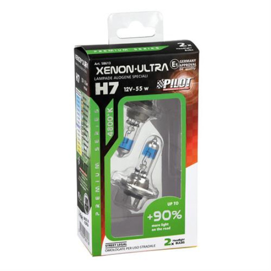 H7 12V 55W PX26d XENON ULTRA 4.800K +90%  2ΤΕΜ.