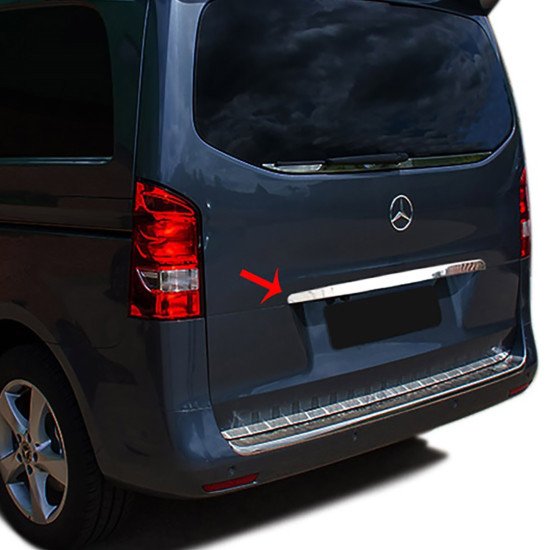 ΤΡΙΜ ΜΑΡΚΕ ΠΟΡΤ ΜΠΑΓΚΑΖ ΧΡΩΜΙΟ ΓΙΑ MERCEDES VITO W447 2014+ - 1 ΤΕΜ