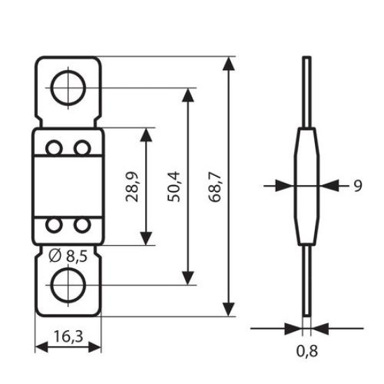 ΑΣΦΑΛΕΙΑ ANL MAXI+ 80A 12/32V 1ΤΕΜ.