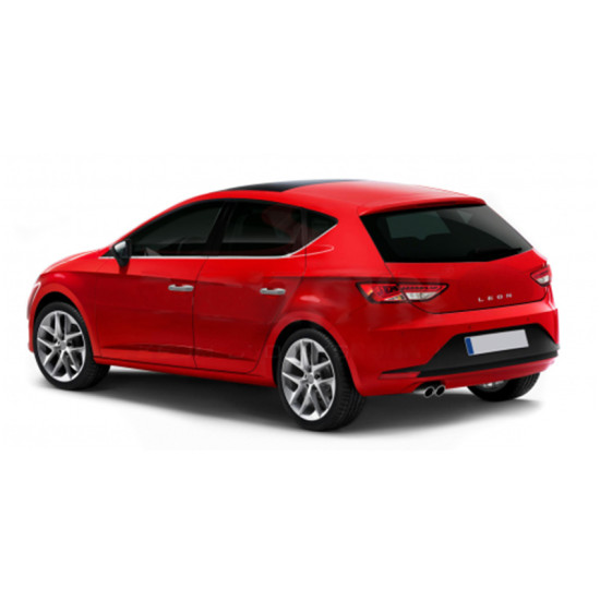 ΧΕΡΟΥΛΙΑ ΠΟΡΤΑΣ ΓΙΑ SEAT LEON 5D 2013+  ΧΡΩΜΙΟ ΜΕΤΑΛΛΙΚΑ 4ΤΕΜ.