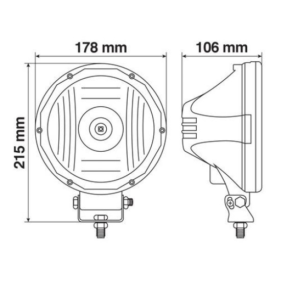 ΠΡΟΒΟΛΕΑΣ MARS 18W ΜΕ 1 CREE LED