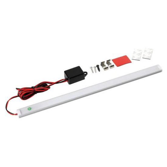 ΠΛΑΦΟΝΙΕΡΑ- ΛΑΜΠΑ ΕΣΩΤΕΡΙΚΗ TOUCH 21 LED 4W 6.000K 400lm 12-32V (32,5x2x0,8cm) ΚΑΙ ΚΑΛΩΔΙΟ 50cm - 1ΤΕΜ