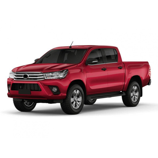 ΤΡΙΜ ΠΑΡΑΘΥΡΩΝ ΧΡΩΜΙΟ ΜΕΤΑΛΛΙΚΑ ΓΙΑ TOYOTA HILUX 2015+ 2016+ S-DIZAYN