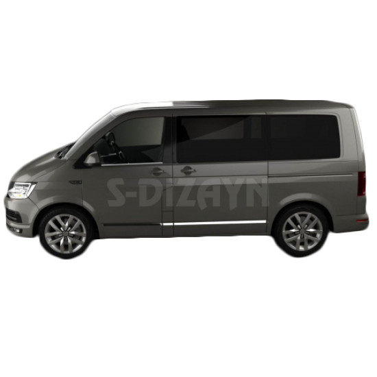 VW TRANSPORTER T6 2015+ TRIM ΜΑΡΚΕ ΠΑΡΑΘΥΡΩΝ ΑΥΤΟΚΟΛΛΗΤΑ ΧΡΩΜΙΟΥ 2ΤΕΜ.