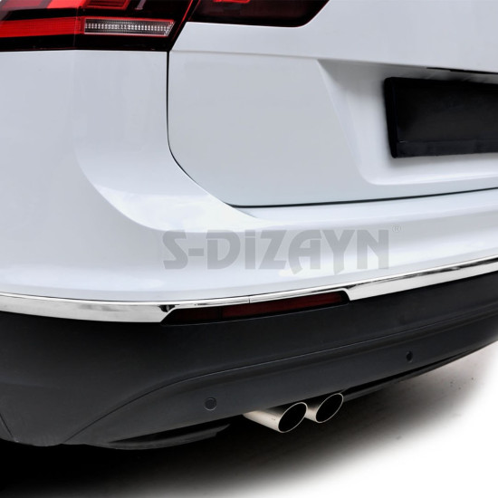 TRIM ΜΑΡΚΕ ΠΟΡΤ ΜΠΑΓΚΑΖ (ΠΙΣΩ ΠΡΟΦΥΛΑΚΤΗΡΑ)ΓΙΑ VW TIGUAN 5D 2016+ - 3 ΤΕΜ.