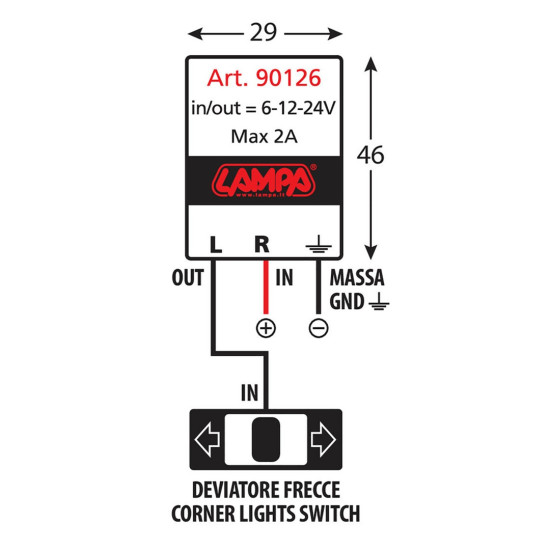 ΗΛΕΚΤΡΟΝΙΚΟ ΦΛΑΣΕΡ (FLASHER)  ΓΙΑ LED 6-12-24 V max 2A