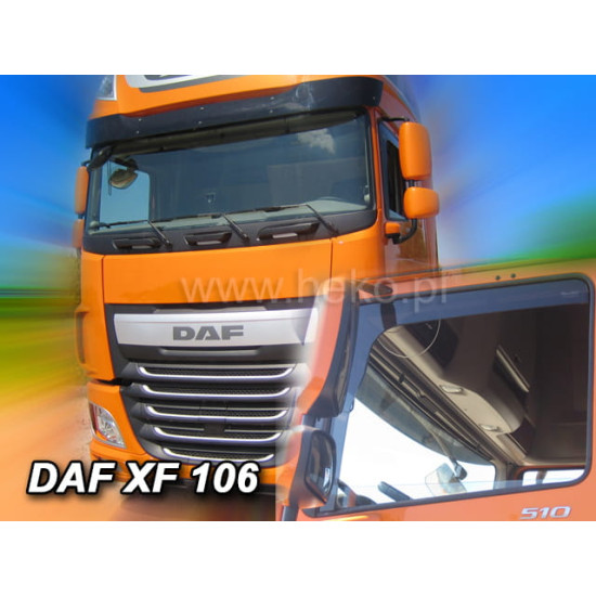 ΑΝΕΜΟΘΡΑΥΣΤΕΣ ΓΙΑ DAF 95 XF 106 2013-2021 (GB) - ΖΕΥΓΑΡΙ ΑΠΟ ΕΥΚΑΜΠΤΟ ΦΙΜΕ ΠΛΑΣΤΙΚΟ HEKO - 2 ΤΕΜ.