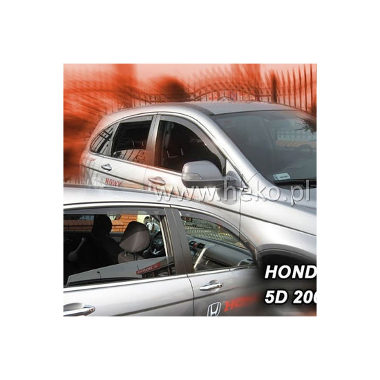 ΑΝΕΜΟΘΡΑΥΣΤΕΣ ΓΙΑ HONDA CR-V 3 5D 02/2007-2012 ΖΕΥΓΑΡΙ ΑΠΟ ΕΥΚΑΜΠΤΟ ΦΙΜΕ ΠΛΑΣΤΙΚΟ HEKO - 2 ΤΕΜ.