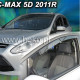 ΑΝΕΜΟΘΡΑΥΣΤΕΣ ΓΙΑ FORD C-MAX 5D 2011-2019 / GRAND C-MAX 5D 2011-2019 ΖΕΥΓΑΡΙ ΑΠΟ ΕΥΚΑΜΠΤΟ ΦΙΜΕ ΠΛΑΣΤΙΚΟ HEKO - 2 ΤΕΜ.