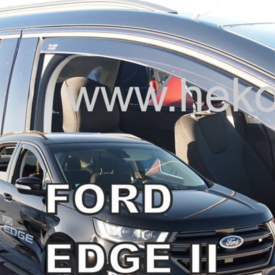 ΑΝΕΜΟΘΡΑΥΣΤΕΣ ΓΙΑ FORD EDGE 5D 2016+ ΖΕΥΓΑΡΙ ΑΠΟ ΕΥΚΑΜΠΤΟ ΦΙΜΕ ΠΛΑΣΤΙΚΟ HEKO - 2 ΤΕΜ.