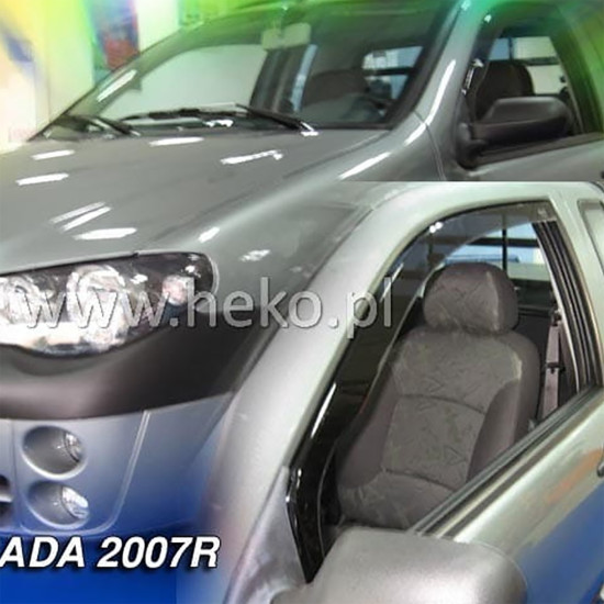 ΑΝΕΜΟΘΡΑΥΣΤΕΣ ΓΙΑ FIAT STRADA 2D 1998-2007 ΖΕΥΓΑΡΙ ΑΠΟ ΕΥΚΑΜΠΤΟ ΦΙΜΕ ΠΛΑΣΤΙΚΟ HEKO - 2 ΤΕΜ.