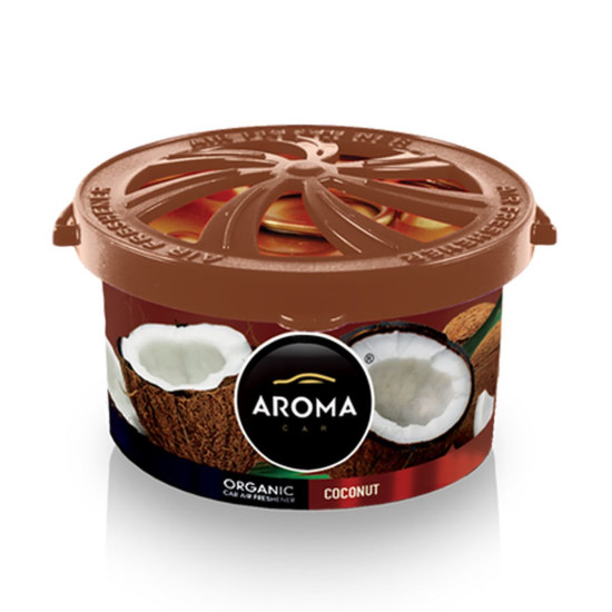 ΑΡΩΜΑΤΙΚΟ ΣΕ ΚΟΝΣΕΡΒΑ AROMA ORGANIC - ΚΑΡΥΔΑ (COCONUT) 40gr - 1 ΤΕΜ.