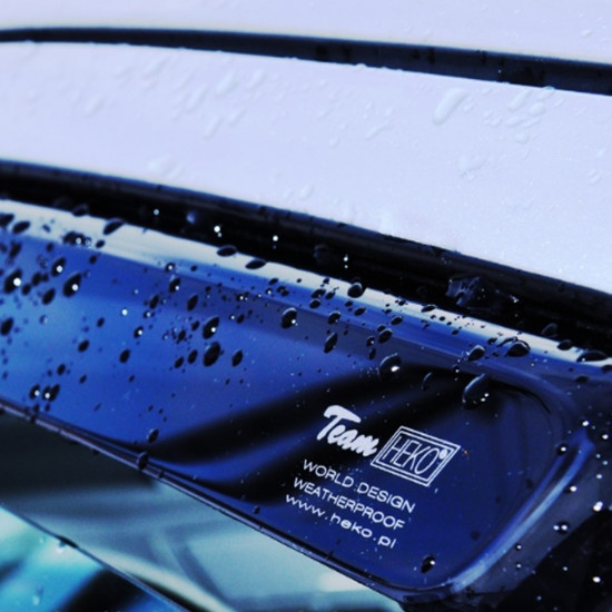 FIAT 500X 5D 2015 ΣΕΤ ΑΝΕΜΟΘΡΑΥΣΤΕΣ ΑΥΤΟΚΙΝΗΤΟΥ ΑΠΟ ΕΥΚΑΜΠΤΟ ΦΙΜΕ ΠΛΑΣΤΙΚΟ HEKO - 4 ΤΕΜ.