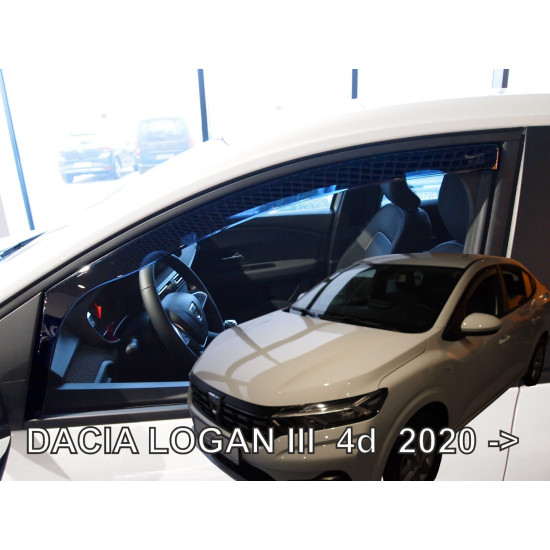 ΑΝΕΜΟΘΡΑΥΣΤΕΣ ΓΙΑ DACIA LOGAN 4D 2004 ΖΕΥΓΑΡΙ ΑΠΟ ΕΥΚΑΜΠΤΟ ΦΙΜΕ ΠΛΑΣΤΙΚΟ HEKO - 2 ΤΕΜ.