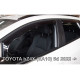 ΑΝΕΜΟΘΡΑΥΣΤΕΣ ΓΙΑ TOYOTA BZ4X (EA10) 5D 2022+ ΣΕΤ ΑΥΤΟΚΙΝΗΤΟΥ ΑΠΟ ΕΥΚΑΜΠΤΟ ΦΙΜΕ ΠΛΑΣΤΙΚΟ HEKO - 4 ΤΕΜ.