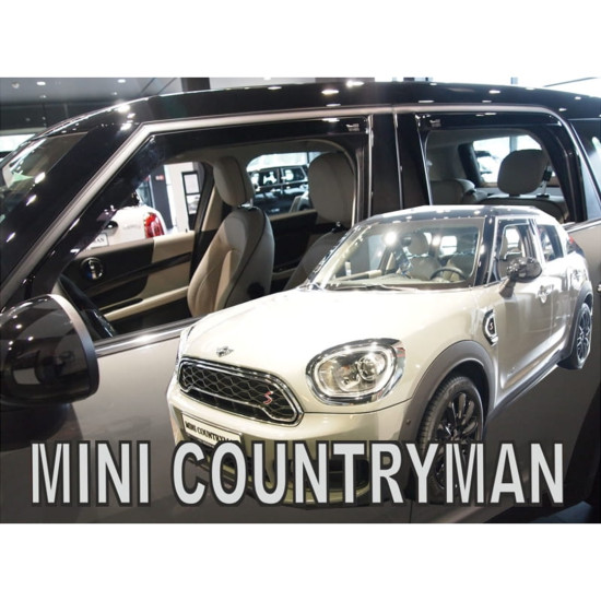 ΑΝΕΜΟΘΡΑΥΣΤΕΣ ΓΙΑ MINI COUNTRYMAN F60 5D 2017+ ΣΕΤ ΑΥΤΟΚΙΝΗΤΟΥ ΑΠΟ ΕΥΚΑΜΠΤΟ ΦΙΜΕ ΠΛΑΣΤΙΚΟ HEKO - 4 ΤΕΜ.