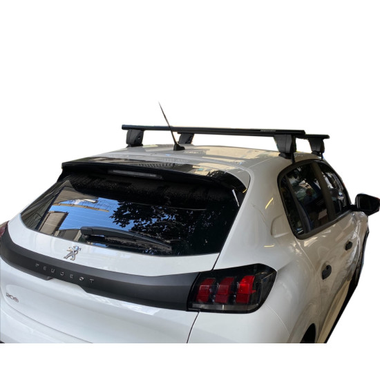 KIT ΜΕ ΜΠΑΡΕΣ ΟΡΟΦΗΣ ΓΙΑ PEUGEOT 208 II 5D 06/2019+ (12500/MB+DLKIT41G) ΑΛΟΥΜΙΝΙΟΥ DELTA BLACK MENABO? - 2 ΤΕΜ.