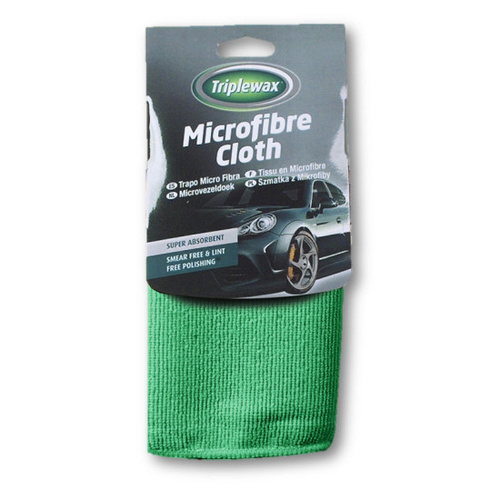 ΠΑΝΙ ΓΙΑ ΓΥΑΛΙΣΜΑ/ΣΚΟΥΠΙΣΜΑ ΜΕ ΜΙΚΡΟΙΝΕΣ (MICROFIBRE) TRIPLEWAX CARPLAN 33,5 x 35,5 cm - 1 τεμ.