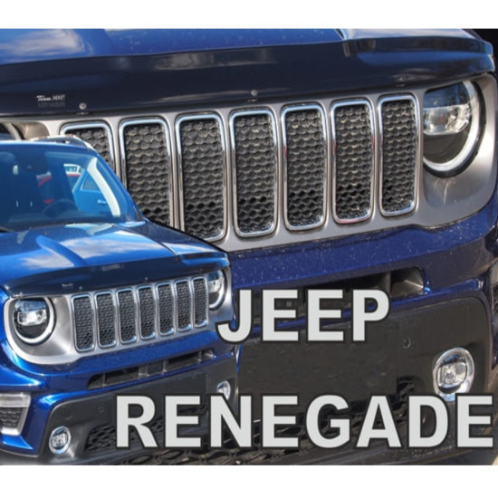 ΑΝΕΜΟΘΡΑΥΣΤΗΣ ΚΑΠΩ ΑΥΤΟΚΙΝΗΤΟΥ ΓΙΑ JEEP RENEGADE 2014+ ΑΠΟ ΕΥΚΑΜΠΤΟ ΦΙΜΕ ΠΛΑΣΤΙΚΟ HEKO - 1 ΤΕΜ.