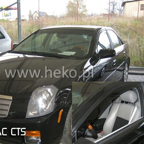 ΑΝΕΜΟΘΡΑΥΣΤΕΣ ΓΙΑ CADILLAC CTS 4D 2003-2007 ΖΕΥΓΑΡΙ ΑΠΟ ΕΥΚΑΜΠΤΟ ΦΙΜΕ ΠΛΑΣΤΙΚΟ HEKO - 2 ΤΕΜ.